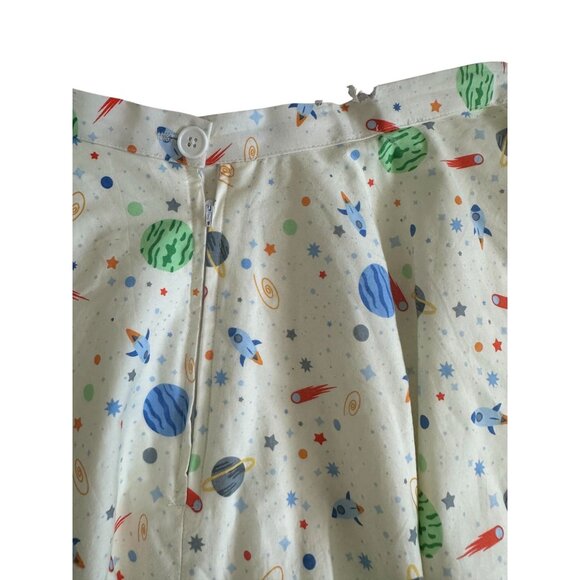 MAGNOLIA PLACE Solar System Outer Space A Line Skirt Size XXL - Picture 5 of 12
